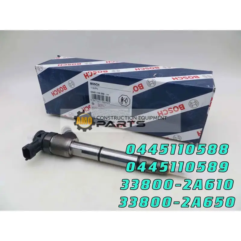 0445110588-0445110589 0445110588 0445110589 BOSCH COMMON RAIL FUEL INJECTOR 33800-2A650 33800-2A610 FOR HYUNDAI KIA - Image 1
