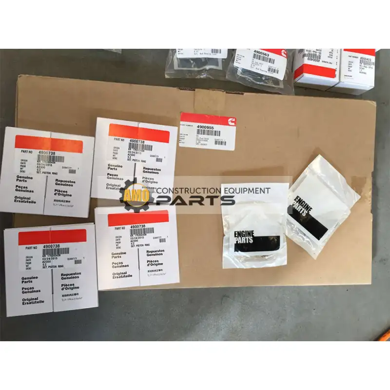 4900738-piston-ring A2300 Engine Parts A2300 Piston Ring Set 4900738 for Cummins A2300 Forklift Diesel Engine parts
