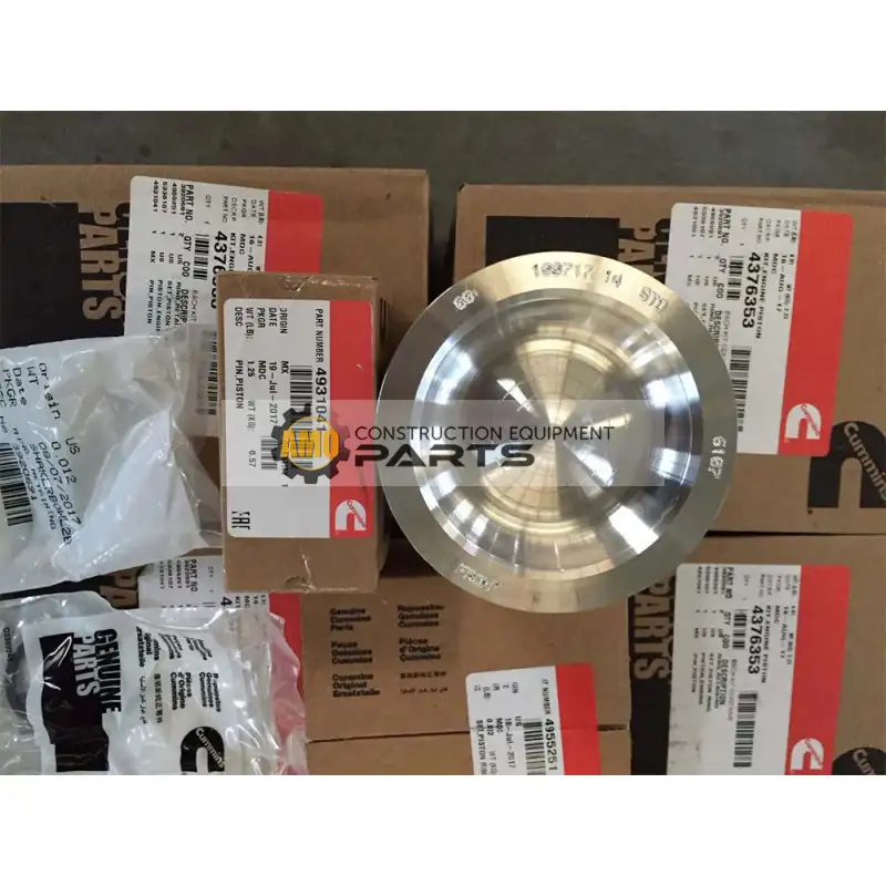 4931041-piston QSB 6BT 4955365 4955520 4376347 Engine Piston Kit Pin Retaining Ring And Piston Ring Kit 5259407 4955366 3920691 4931041 for Cummins parts