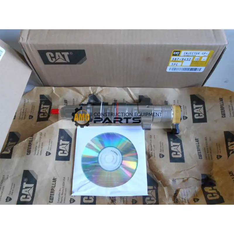 387-9432 6 Pcs Fuel Injector 387-9432 for Caterpillar CAT Engine C9 Excavator 330D 330D L 336D L 336D LN 340D2 L