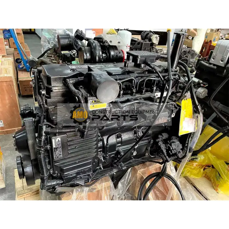 Cummins QSB7 complete engine assembly for Shantui Hyundai Liugong excavator
