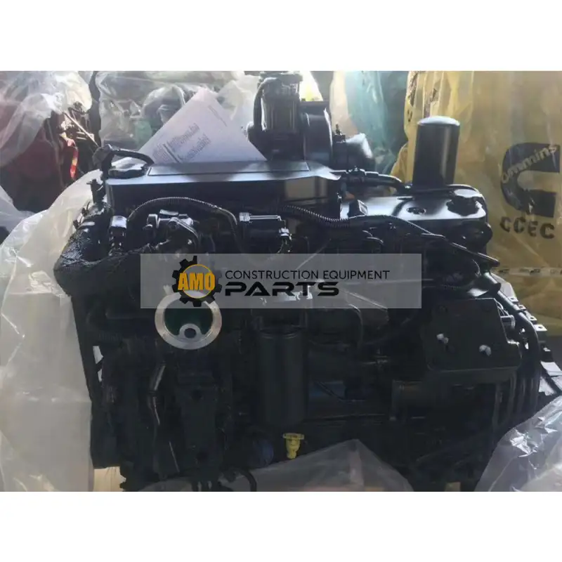 Cummins QSB7 complete engine assembly for Shantui Hyundai Liugong excavator