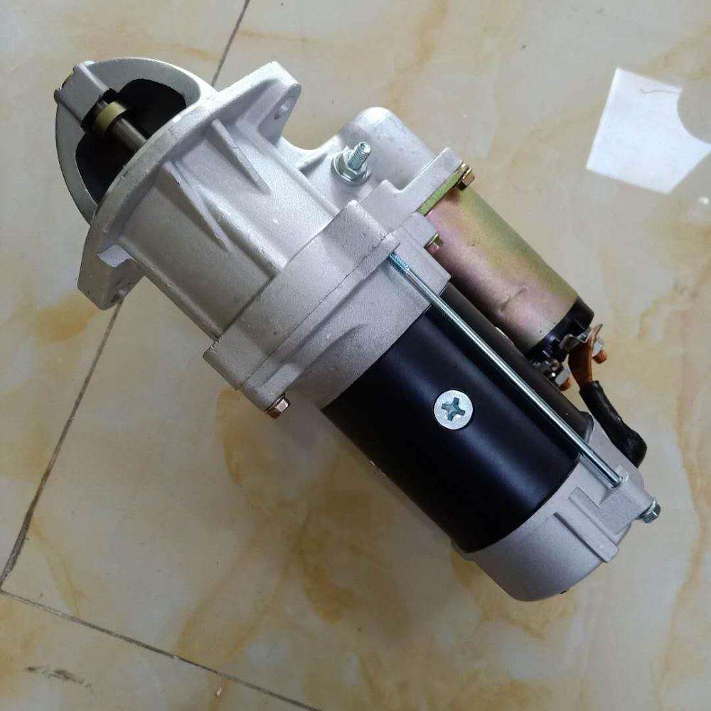 8970298637 Engine 4BD1 4BG1 Starter Motor 24V 9T for Isuzu  Hitachi Excavator EX100-3C EX100-5 EX120-5 EX130H-5 EX130K-5 EX135UR
