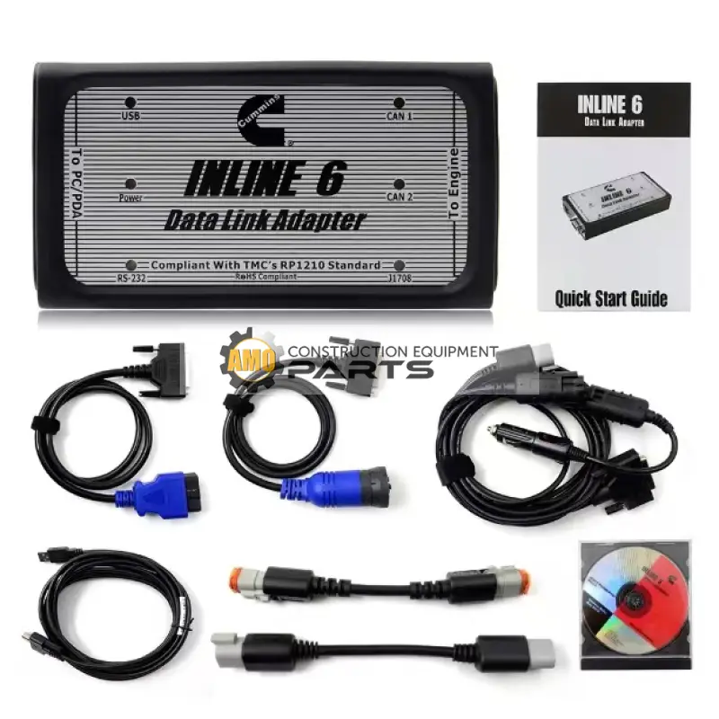 Inline-6-data-link-adapter-for-cummins-engine-data-checking-and-testing For Cummins Inline 6 Data Link Adapter Heavy Duty Truck Diagnostic Tool Scanner