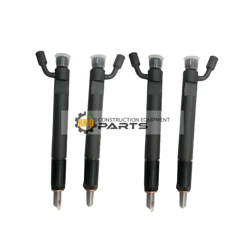 6208-11-3100 4 Pcs Fuel Injector 6208-11-3100 for Komatsu Engine SAA4D95LE-3A-4M SAA4D95LE-3B-4A Excavator PC130F-7
