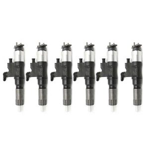 6Pcs Fuel Injector 8982806970 8982843930 for Isuzu Engine 6HK1 Truck NQR75 NPR NPR-HD Hitachi John Deere CASE Excavator