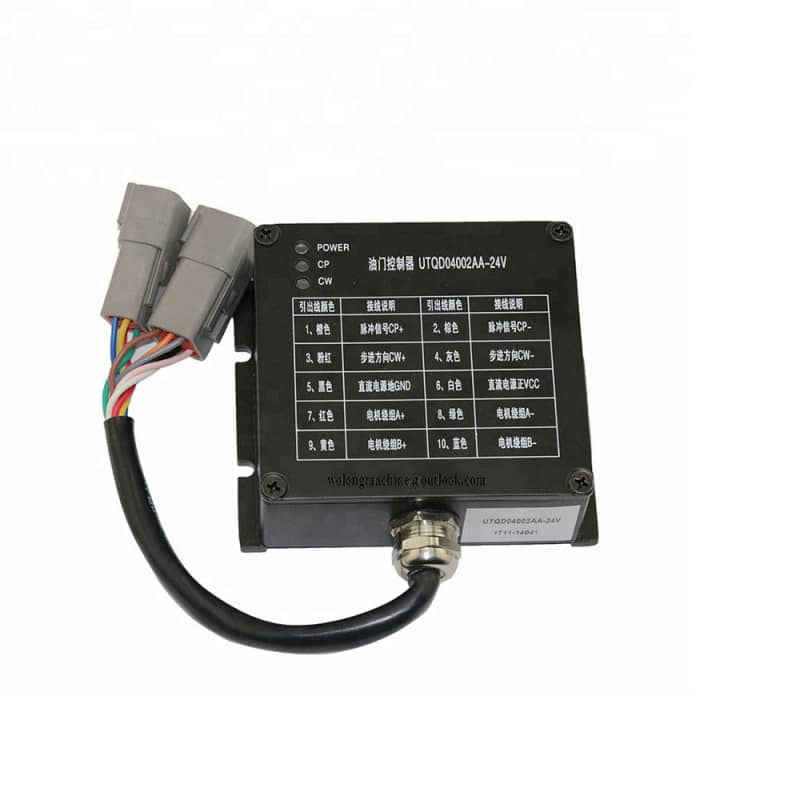 Throttle Controller UTQD04002AA-24V for Yuchai YC210LC-8 JCM925 Excavator