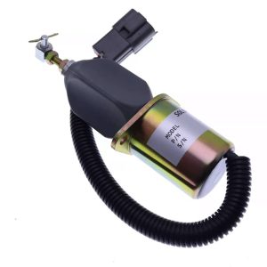Fuel Solenoid 129953-77811 1751ES-12A3UC12B1S SA-4673-S for Hyundai R55-7 R60-5 Volvo EC55 ECR88 Yanmar Vio55 Vio75 Engine 4TNV94 4TNE94L 4TNV98