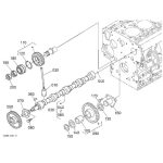 Camshaft 16271-16912 for Kubota Engine V1505 Excavator KX71-3S Tractor B3030HSD B3200HSD B3300SUHSD - Image 2