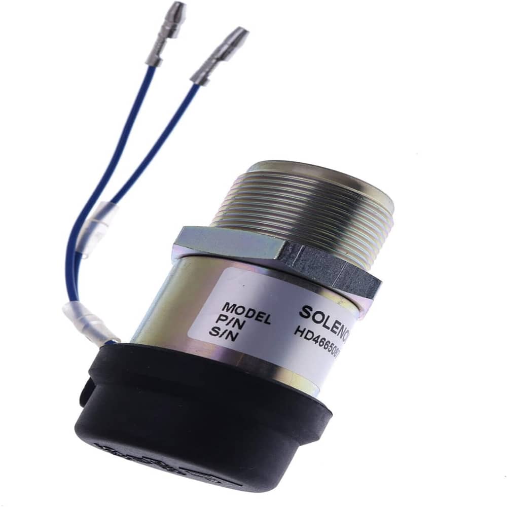 12V Fuel Stop Solenoid PJ7413147 for Volvo Excavator EC14