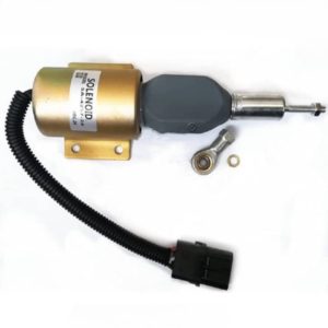 24V Fuel Shutdown Solenoid Valve for John Deere Excavator 120 160LC 200LC 230LC 230LCR 270LC Cummins 6CT