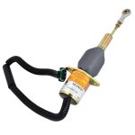 Fuel Shutoff Solenoid RE504223 for John Deere Engine 7.6L 6076 8.1L 6081 Buncher 653E Scraper 762B