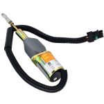 Fuel Shutoff Solenoid RE504223 for John Deere Engine 7.6L 6076 8.1L 6081 Buncher 653E Scraper 762B - Image 3