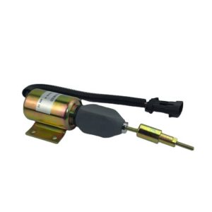 Fuel Shutoff Solenoid RE516083 for John Deere 120 160LC 200LC 230LC 230LCR 270LC 624H TC62H 624HLL 670C 670CH 672CH