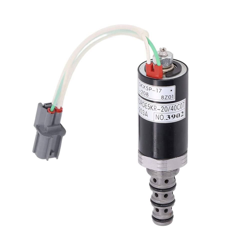 For Case Excavator XCG220 Kawasaki Hydraulic Pump Solenoid Valve SKX5P-17-212A KDRDE5K-20/30C12A-111