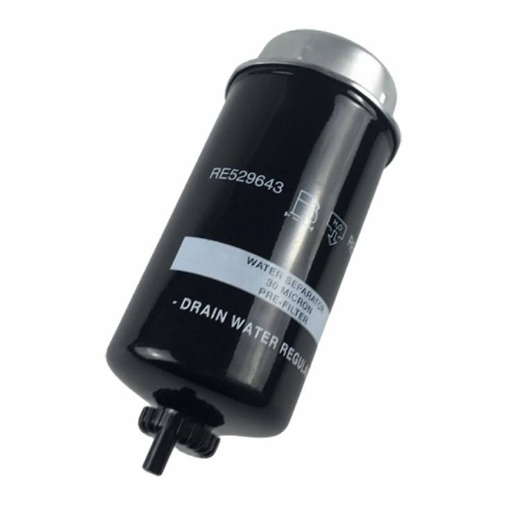 Fuel Filter Water Separator Lift Pump Assembly RE529643 for John Deere Engine 4045 6068 Tractor 2054 6930 7630 6100D