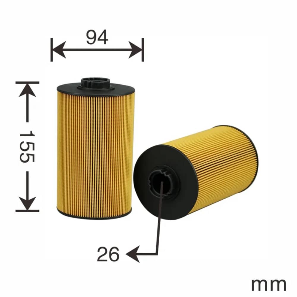 Fuel Filter KHH12030 for CASE CX130B CX130C CX130D CX135SR CX160B CX160C CX80C CX300C Excavator