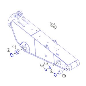 423-3584 423-3581 STICK & BEARING AS 425-2513 BOOM & BEARING AS for Caterpillar CAT 6015 6015B Excavator Stick-GP Boom-GP