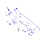 437-0831 437-1002 Stick Ass'y 452-3589 Boom Ass'y for Caterpillar CAT 6020 6020B Excavator Stick-GP Boom-GP