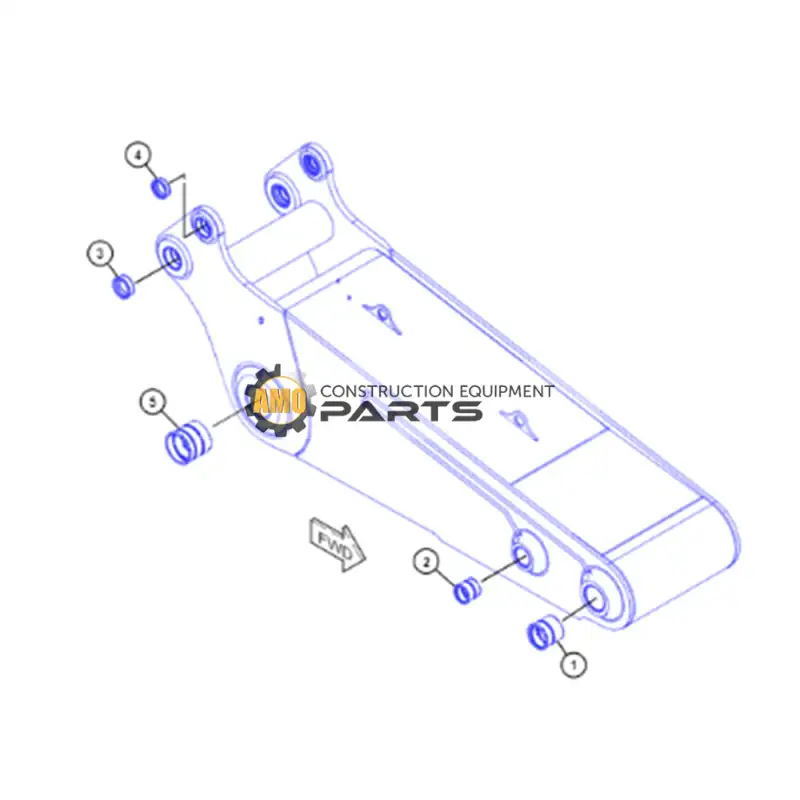 437-0831 437-1002 Stick Ass'y 452-3589 Boom Ass'y for Caterpillar