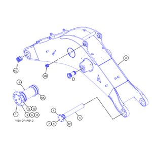 437-0831 437-1002 Stick Ass'y 452-3589 Boom Ass'y for Caterpillar CAT 6020 6020B Excavator Stick-GP Boom-GP