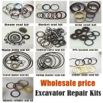 For DAEWOO DH300 Bucket Cylinder Seal Kit - Image 4