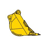 PC1250 BUCKET 3.40M3 4.00M3 5.00M3 5.20M3 6.00M3 6.5M3 6.70M3 BACKHOE BUCKET Loading shovel BUCKET for Komatsu PC1250-8 PC1250SP-8 Excavator Parts