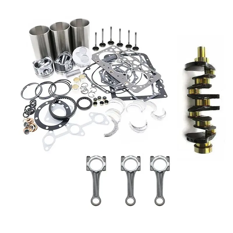 Standard Overhaul Rebuild Kit & Crankshaft & Connecting Rod for Yanmar Engine 3TNV80 3TNV80F