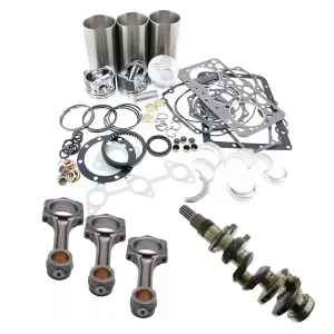 D1105 D1105BH Engine Standard Overhaul Rebuild Kit & Connecting Rod & Crankshaft for Kubota Excavator Mower Tractor Bobcat Loader