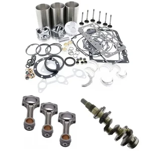Standard D1105 D1105BH Engine Overhaul Rebuild Kit & Connecting Rod & Crankshaft for Kubota Excavator Mower Tractor Bobcat Loader