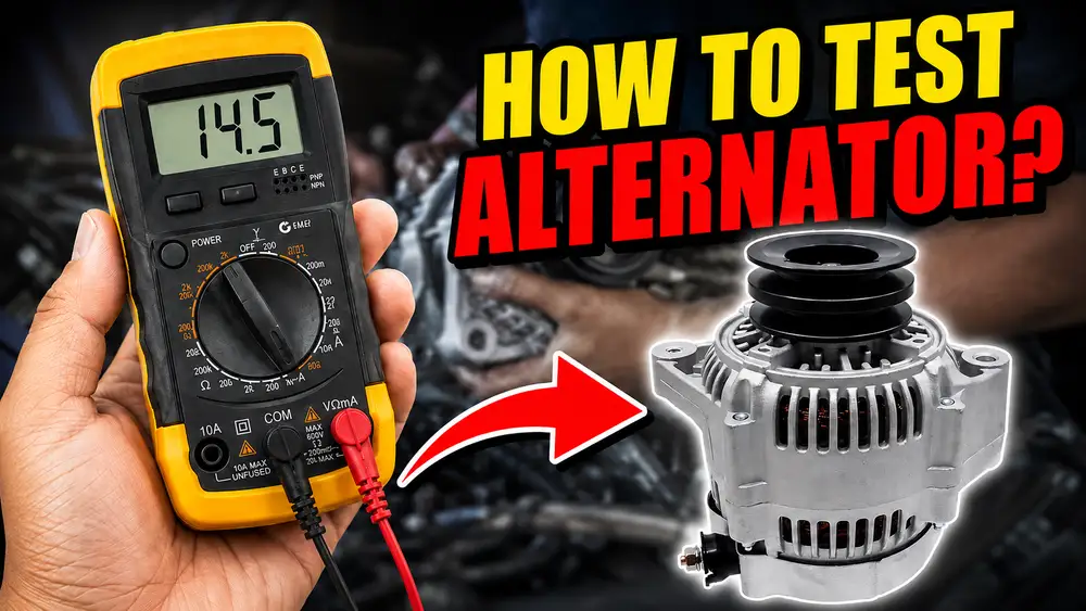 how to test alternator with multimeter