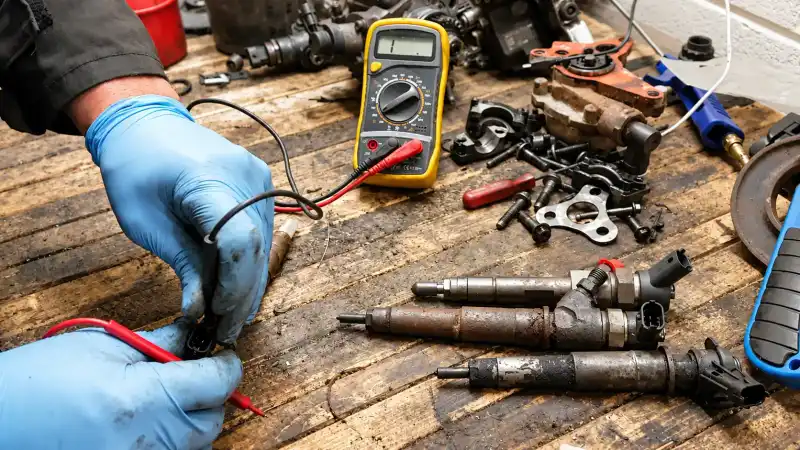 Diesel Injector Testing at the Workbench